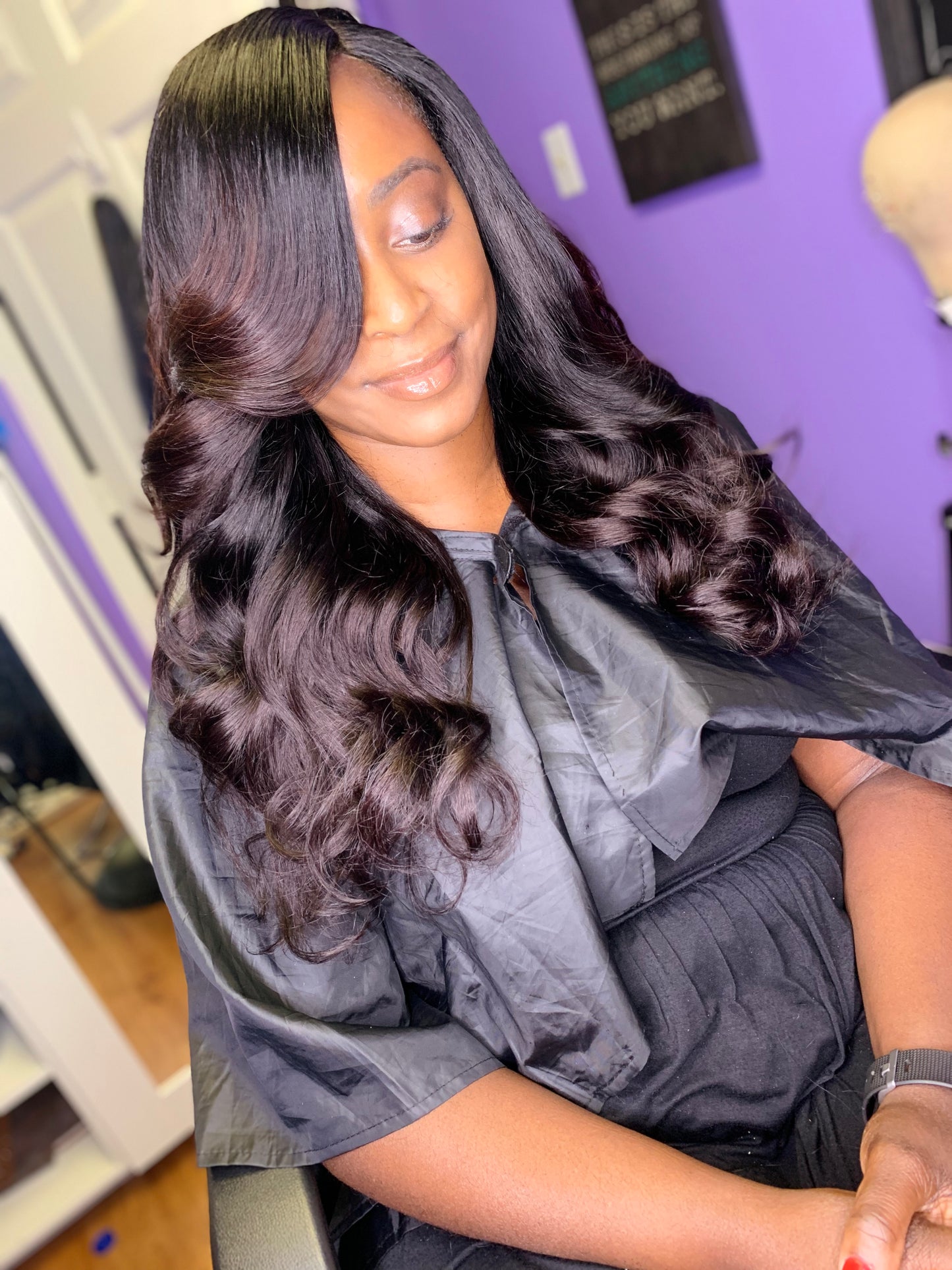 Sewin with lace closure